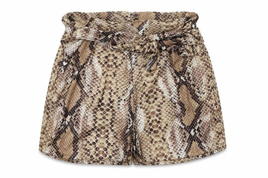 Womens UK Size 8 PRETTYLITTLETHING Regular Fit Paperbag Shorts