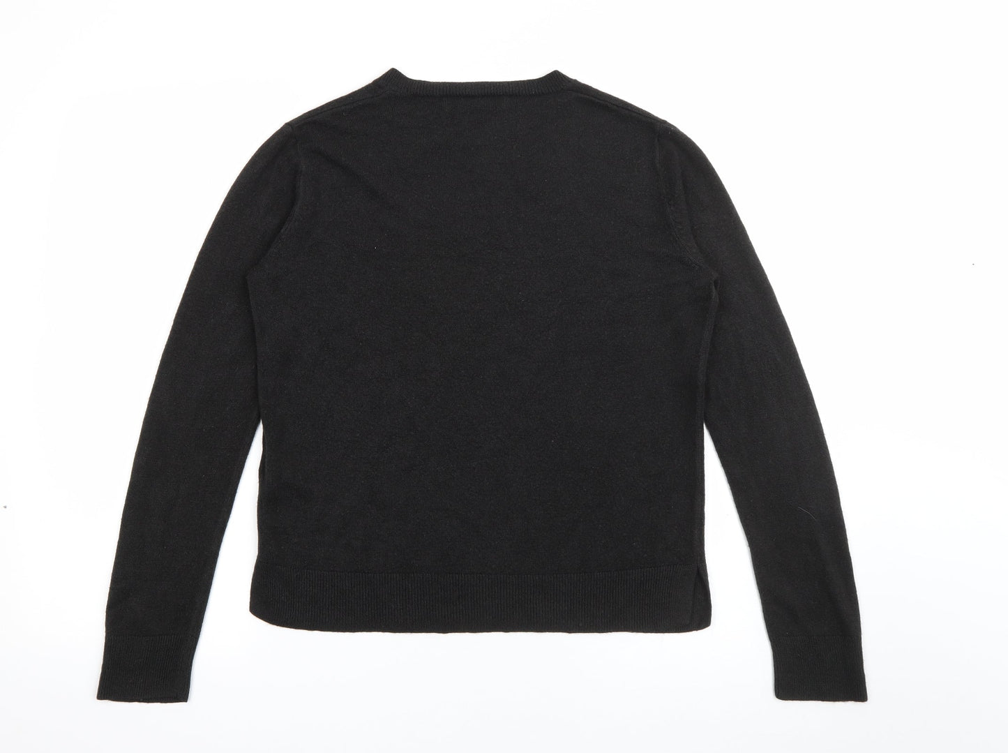 Womens UK Size 12 Marks and Spencer Black Pullover Jumper