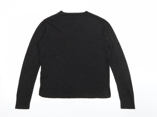 Womens UK Size 12 Marks and Spencer Black Pullover Jumper