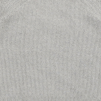 TU Womens Green V-Neck  Polyester Pullover Jumper Size 12