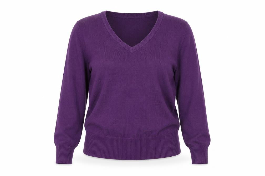 Womens UK Size 12 MK Purple Pullover Jumper