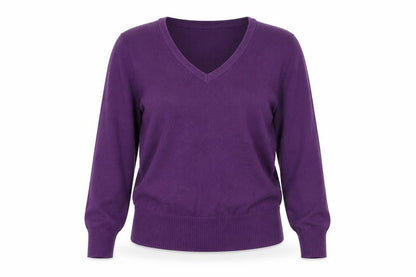 Womens UK Size 12 MK Purple Pullover Jumper