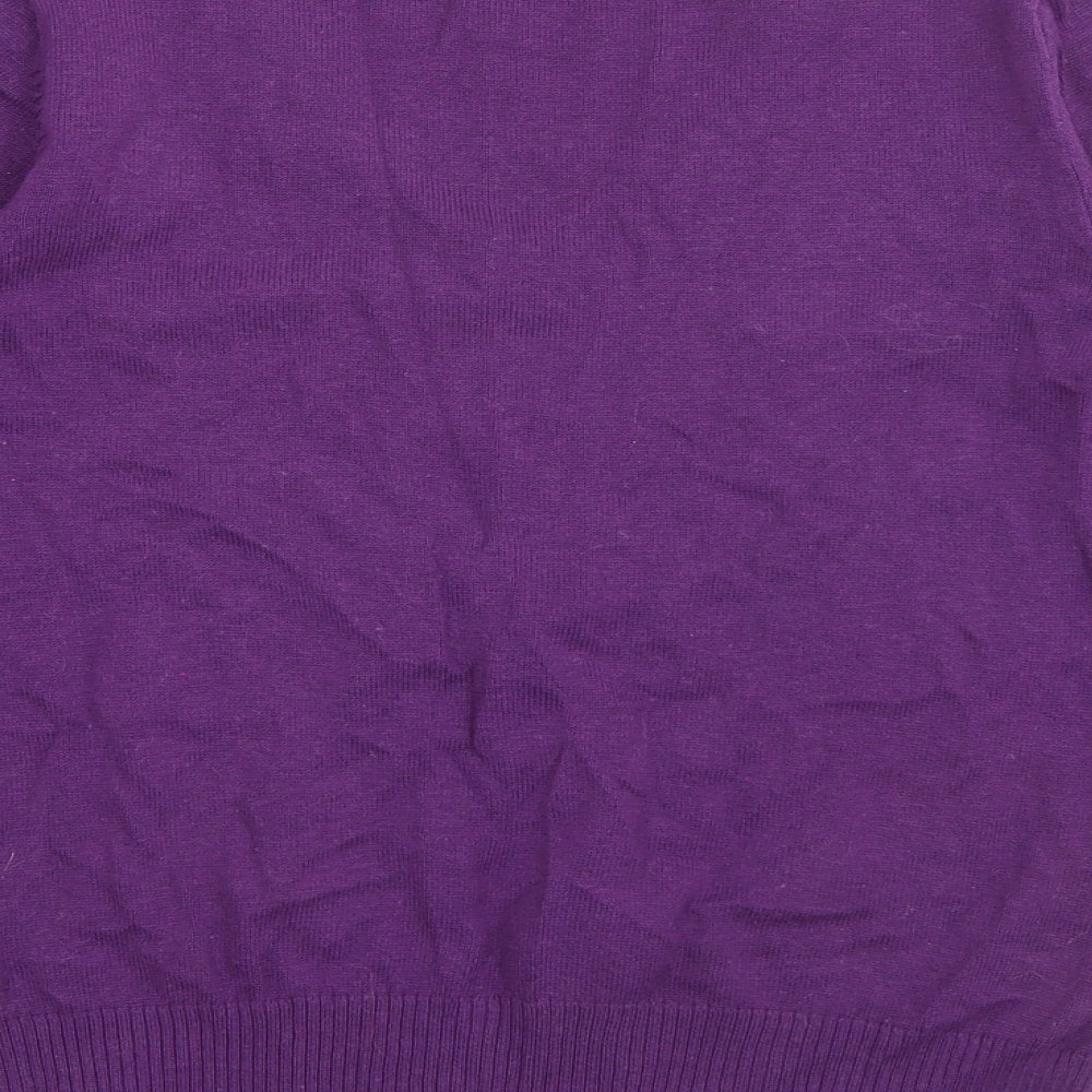 Womens UK Size 12 MK Purple Pullover Jumper