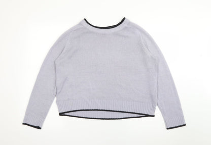 Womens UK Size M H&M Purple Pullover Jumper
