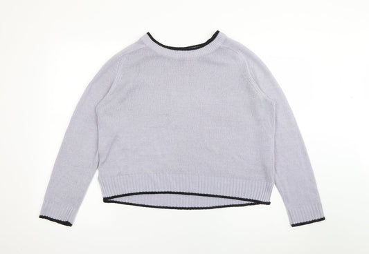 Womens UK Size M H&M Purple Pullover Jumper