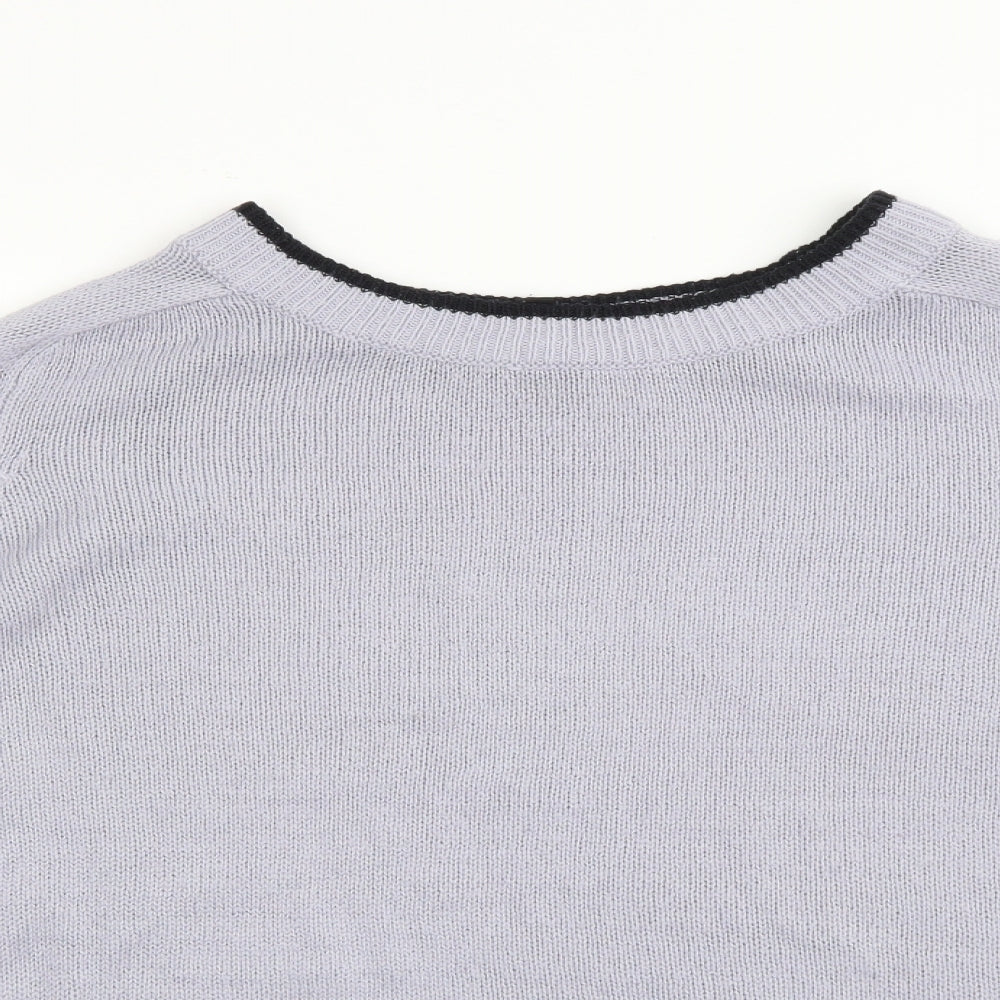Womens UK Size M H&M Purple Pullover Jumper