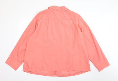 Womens UK Size XL Classic Pink Jacket