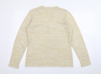Womens UK Size S Bonmarché Yellow Pullover Jumper