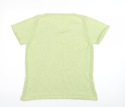 Womens UK Size M EWM Green Pullover Jumper