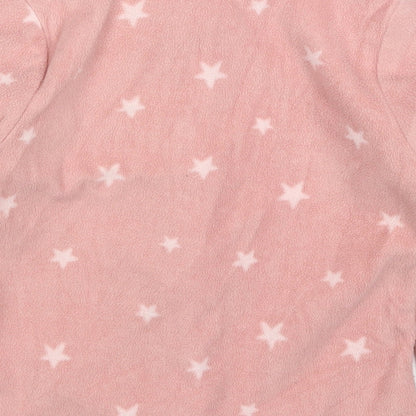 Mothercare Girls Pink   Jacket  Size 4 Years  Zip - Stars