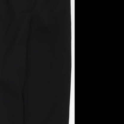 New Look Womens Black  Polyester Trousers  Size 8 L25.5 in Regular Hook & Eye