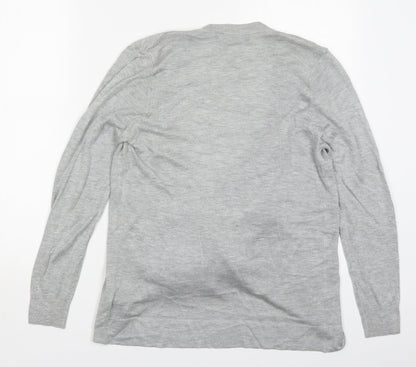 Womens UK Size M Marks and Spencer Grey Cardigan Jumper