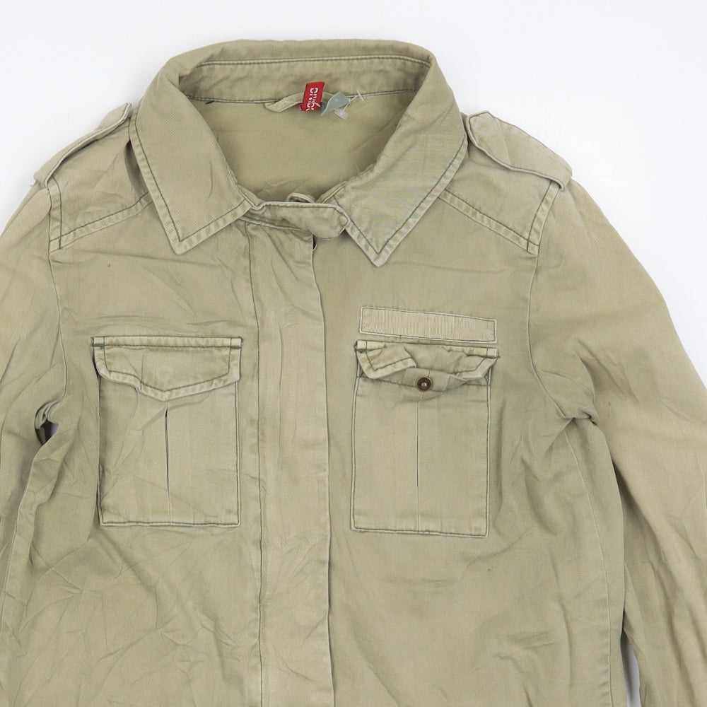 Womens UK Size 10 H&M Green Jacket
