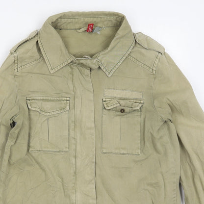 Womens UK Size 10 H&M Green Jacket