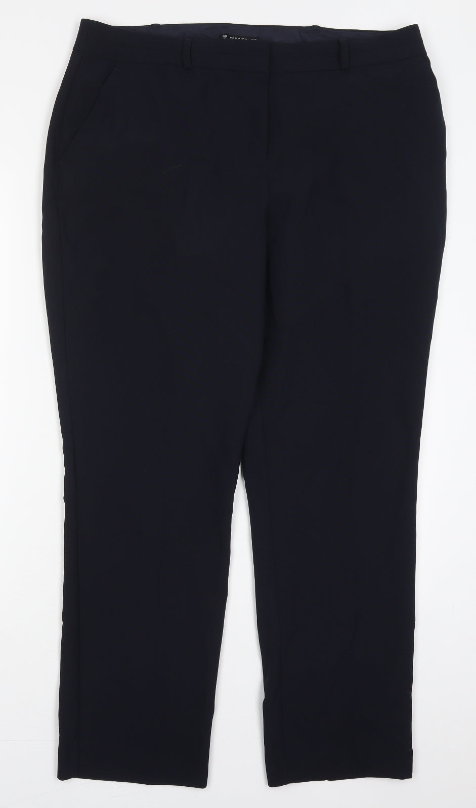 Womens UK Size 16 Dunnes Regular Fit  Blue Trousers
