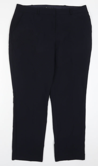 Womens UK Size 16 Dunnes Regular Fit  Blue Trousers