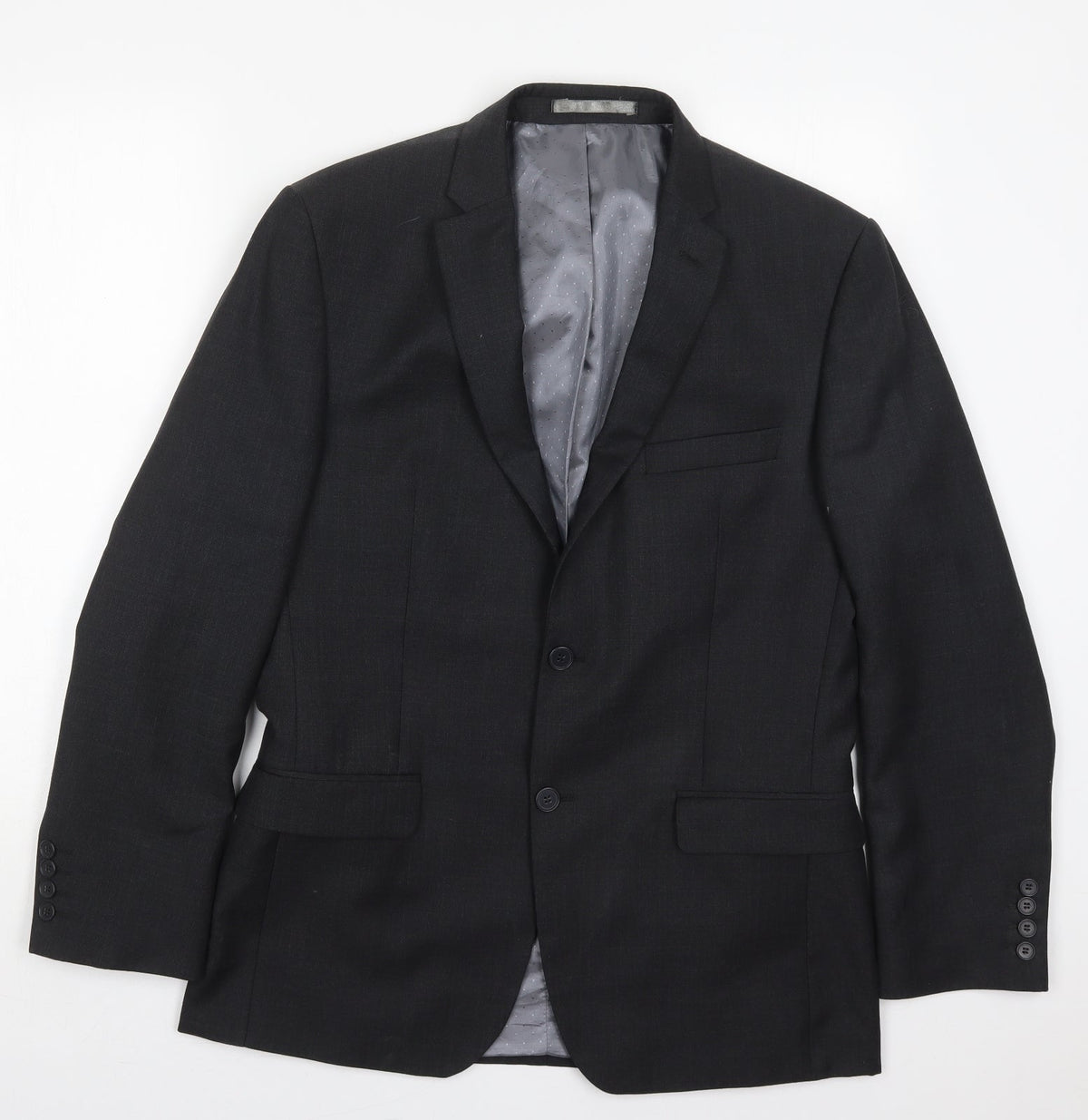 Mens UK Size 40 Tom English Regular Grey Suit Jacket