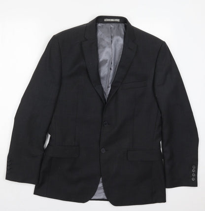 Mens UK Size 40 Tom English Regular Grey Suit Jacket