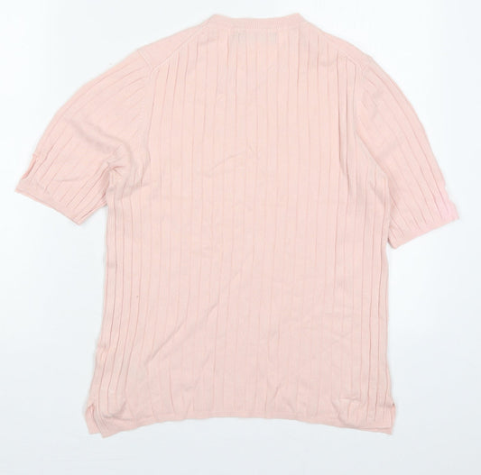 Womens UK Size 14 Marks and Spencer Pink Pullover Jumper