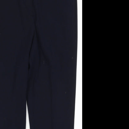 Womens UK Size 14 Marks and Spencer Regular Fit  Blue Trousers
