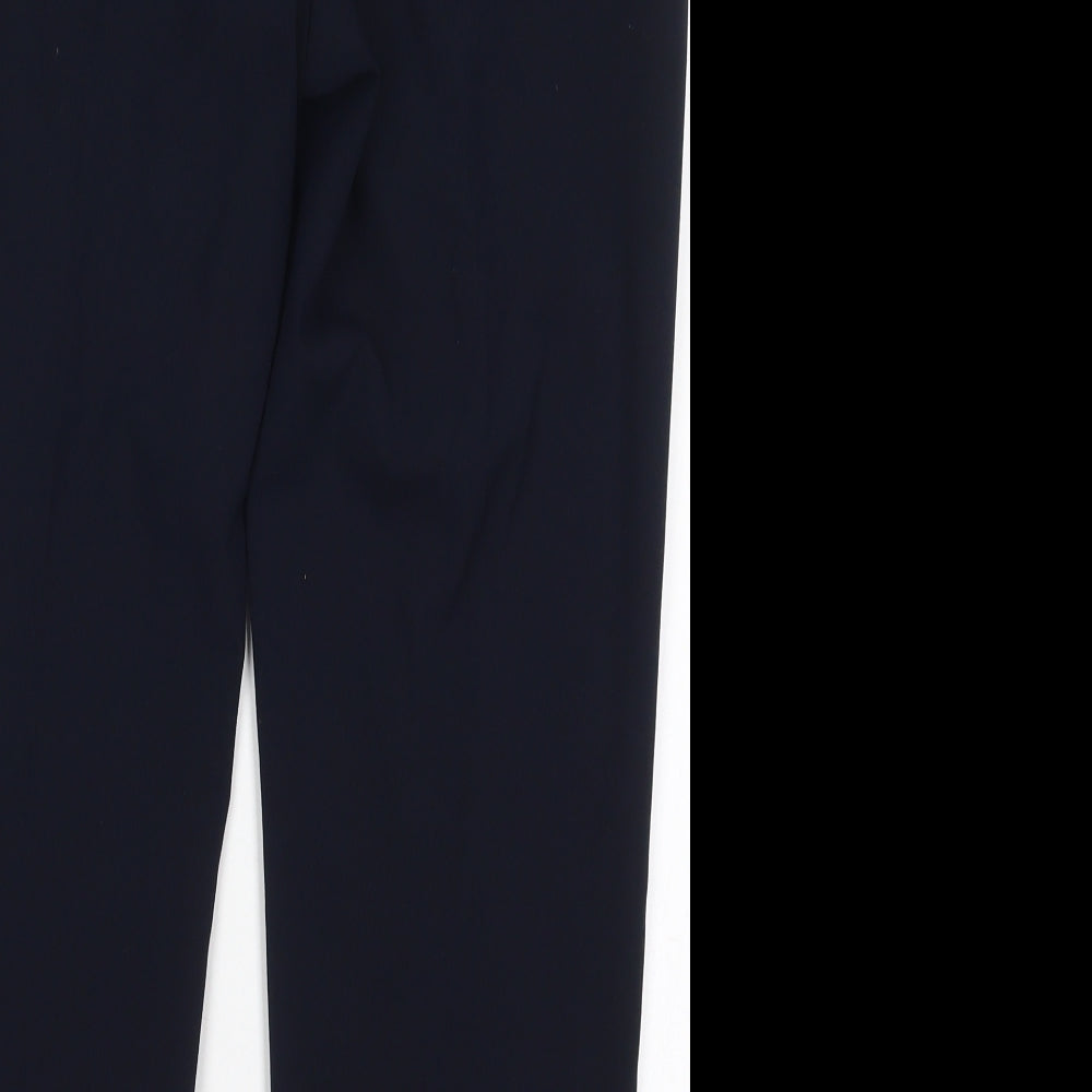 Womens UK Size 14 Marks and Spencer Regular Fit  Blue Trousers