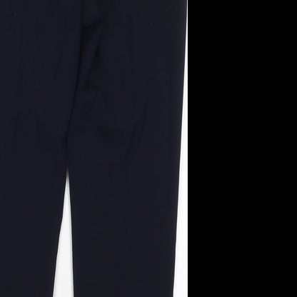 Womens UK Size 14 Marks and Spencer Regular Fit  Blue Trousers