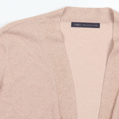 Womens UK Size 14 Marks and Spencer Pink Cardigan Jumper
