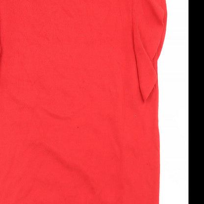 Womens UK Size 10 Dorothy Perkins Red Pullover Jumper