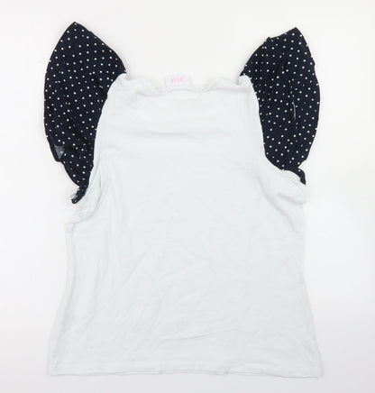 Womens UK Size M Savida White Basic T-Shirt