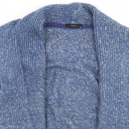 Womens UK Size 14 M&Co Blue Cardigan Jumper