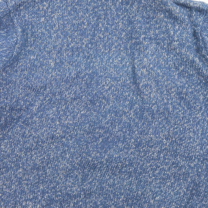 Womens UK Size 14 M&Co Blue Cardigan Jumper