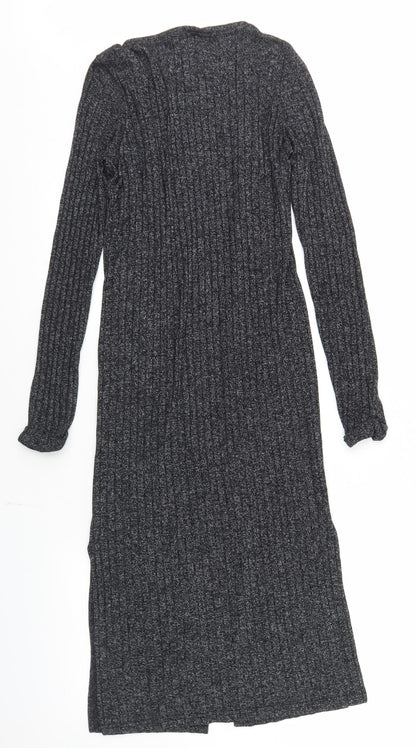 Womens UK Size S New Look Grey Cardigan Jumper