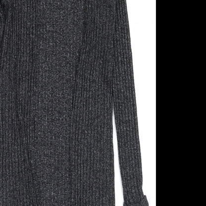 Womens UK Size S New Look Grey Cardigan Jumper