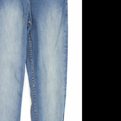 Denim Co Mens Blue  Cotton Skinny Jeans Size 30 in L28 in Regular Button