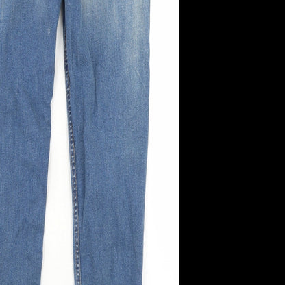 Denim Co Mens Blue  Cotton Skinny Jeans Size 30 in L28 in Regular Button