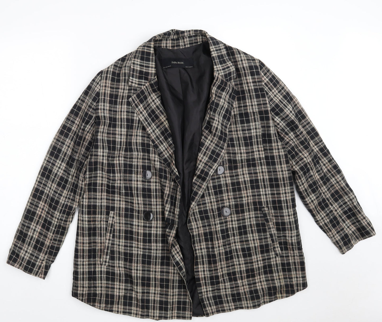 Womens UK Size S Zara Black Jacket