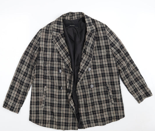 Womens UK Size S Zara Black Jacket