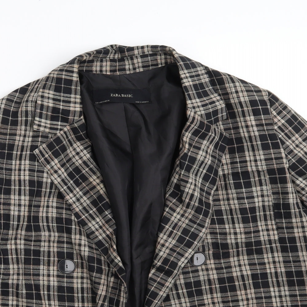 Womens UK Size S Zara Black Jacket