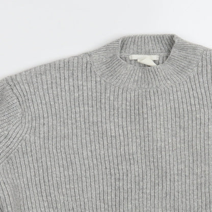 Womens UK Size XS H&M Grey Pullover Jumper
