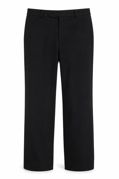 Mens UK Size 32 in REMUS Regular Fit  Black Trousers