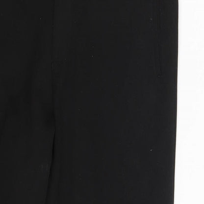 REMUS Mens Black  Polyester Trousers  Size 32 in L29 in Regular Zip
