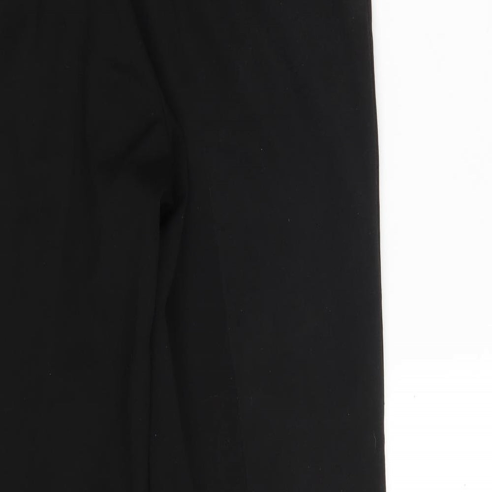 REMUS Mens Black  Polyester Trousers  Size 32 in L29 in Regular Zip
