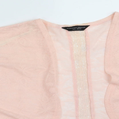 Womens UK Size 10 Dorothy Perkins Pink Basic Blouse