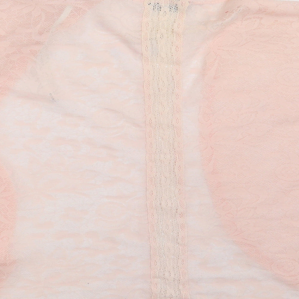 Womens UK Size 10 Dorothy Perkins Pink Basic Blouse