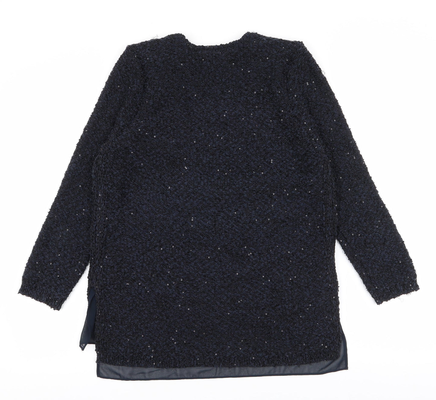 Womens UK Size M Zara Blue Pullover Jumper