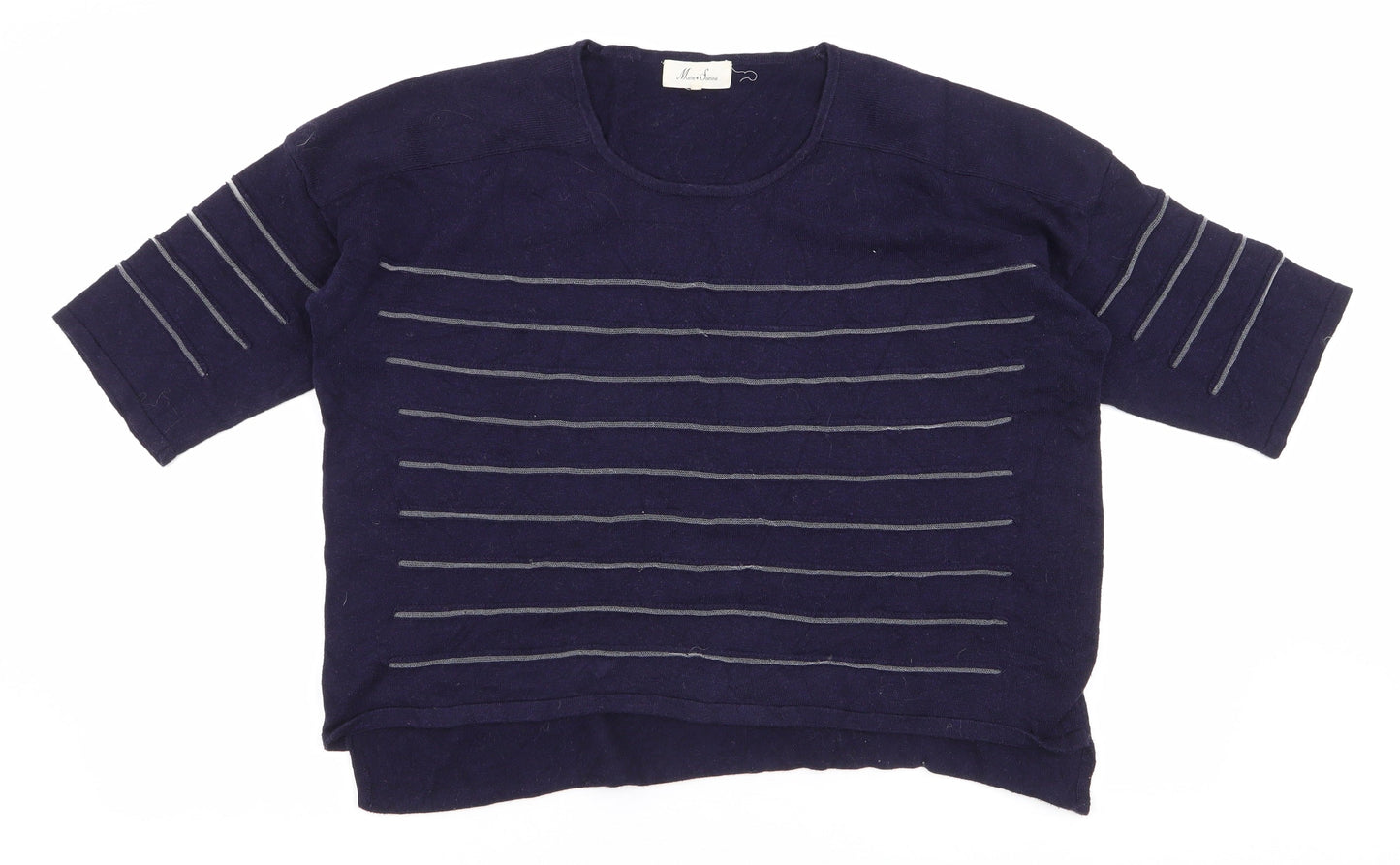 Womens UK Size XS Marie Sixtine Blue Pullover Jumper