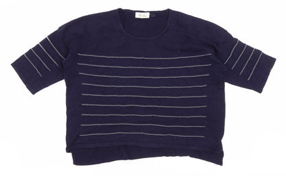 Womens UK Size XS Marie Sixtine Blue Pullover Jumper