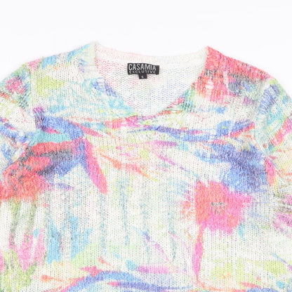 Womens UK Size S Casamia Multicoloured Pullover Jumper