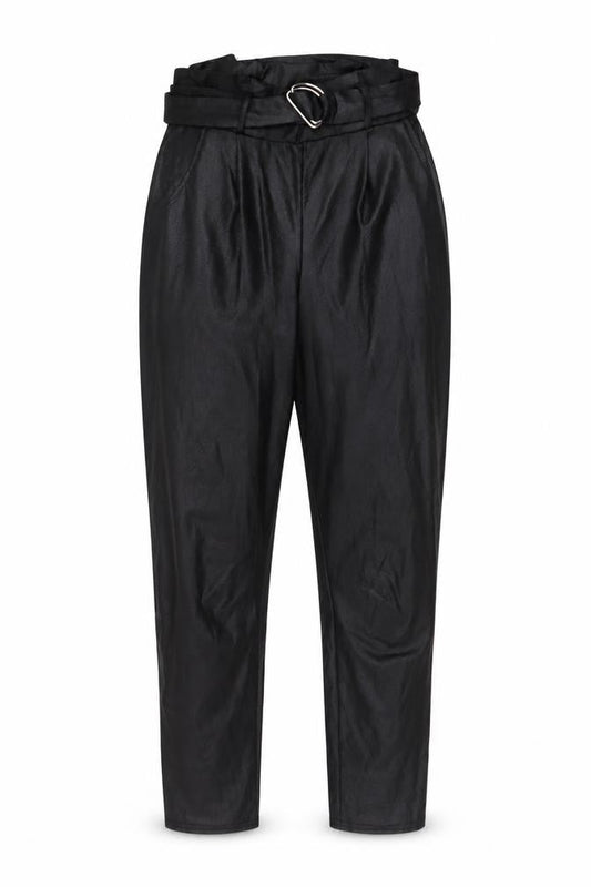 Womens UK Size 8 PRETTYLITTLETHING Regular Fit Dress Pants Black Trousers