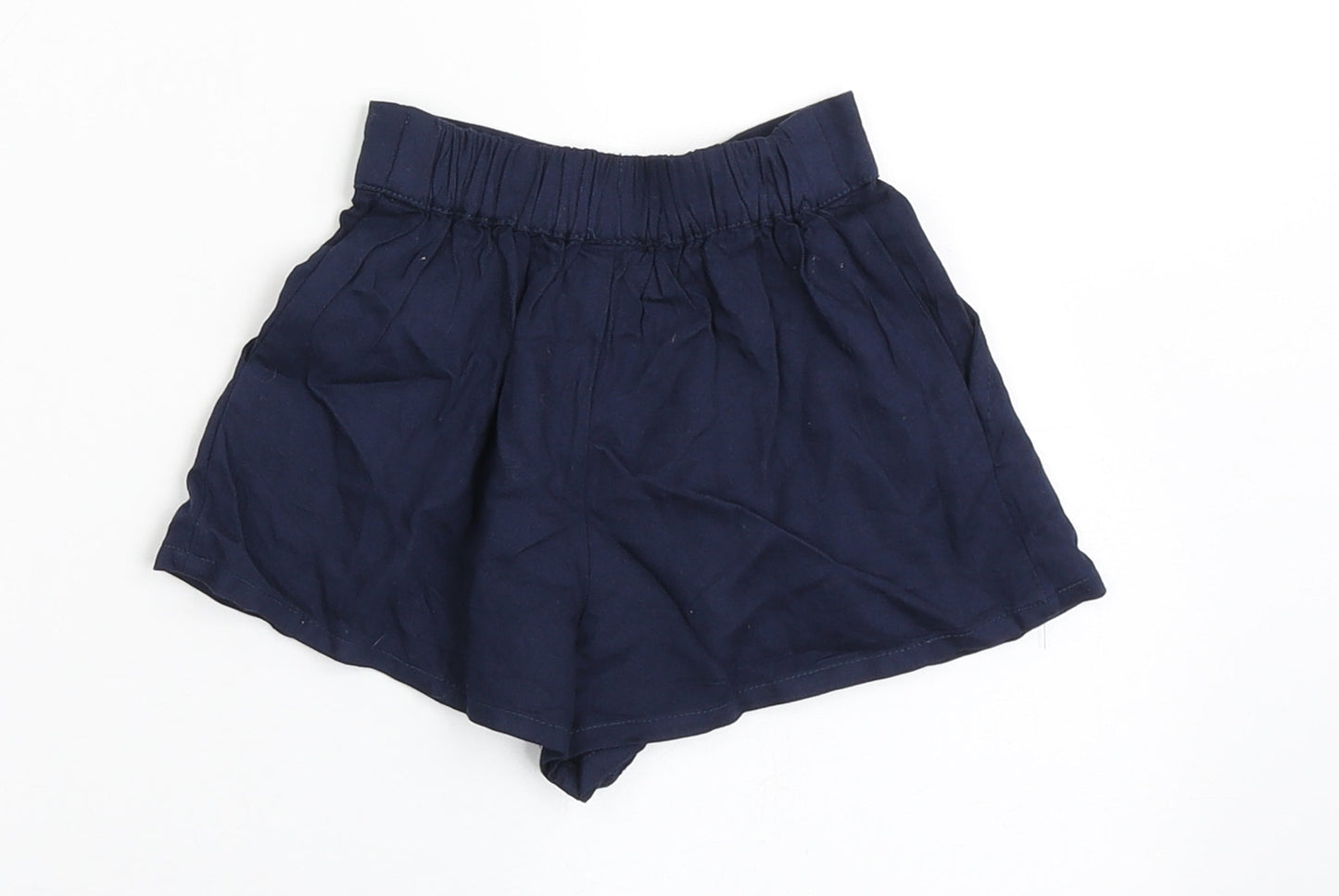 NEXT Girls Black  100% Viscose Cropped Trousers Size 3-6 Months  Pullover